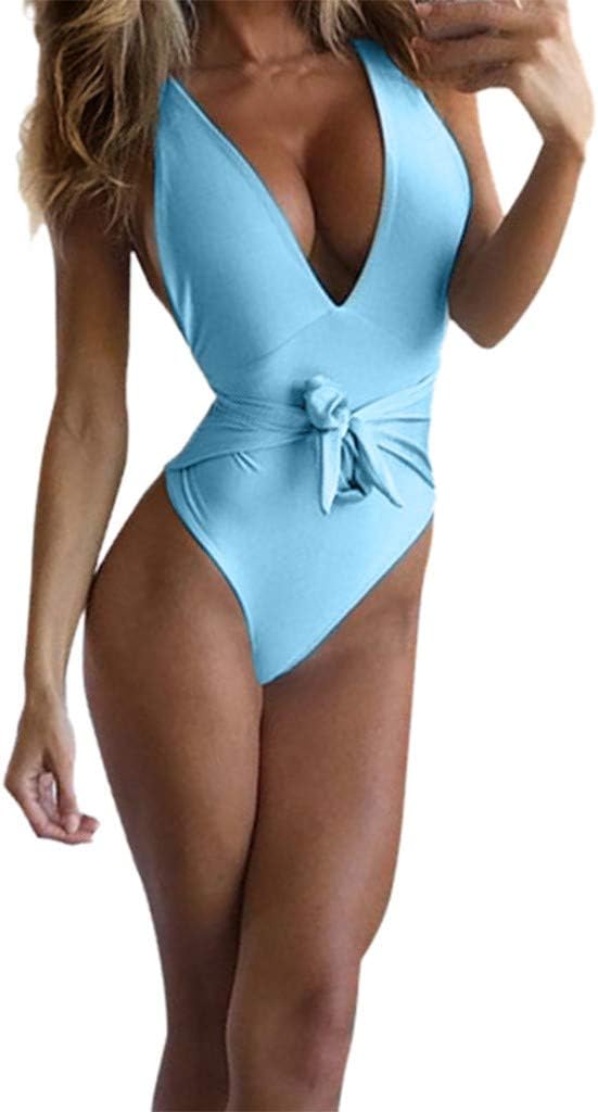 IMJONO Swimsuit for Woman, Ladies' Push-up Bikini Bra Solid Color Swimwear Bathing Beachwear Black