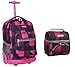 J World Combo Rolling Backpack & Lunch Bag Back to School Bundle Set Sunrise / Corey
