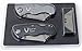 Set of 2 Vulcan Gear Utility Knives Box Cutter Set with 10 Extra Blades Included
