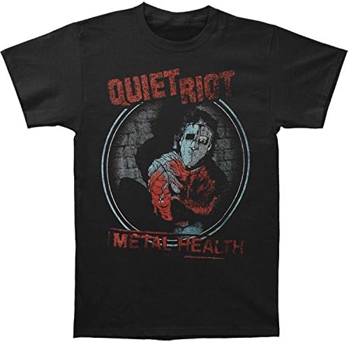 Quiet Riot Men's Metal Health Slim Fit T-shirt Medium Black