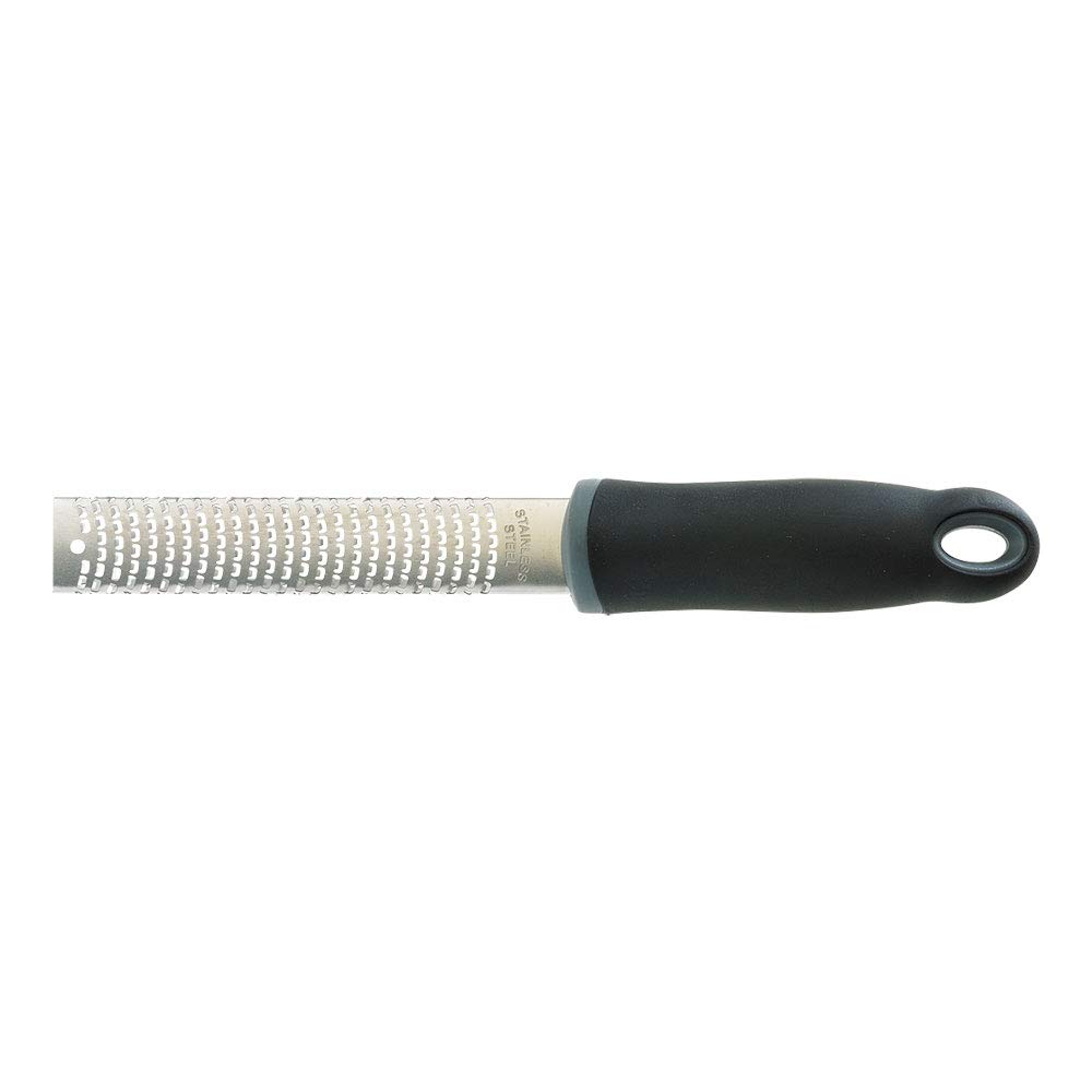 Mercer Culinary Stainless Bar Zester, Black Handle, Narrow
