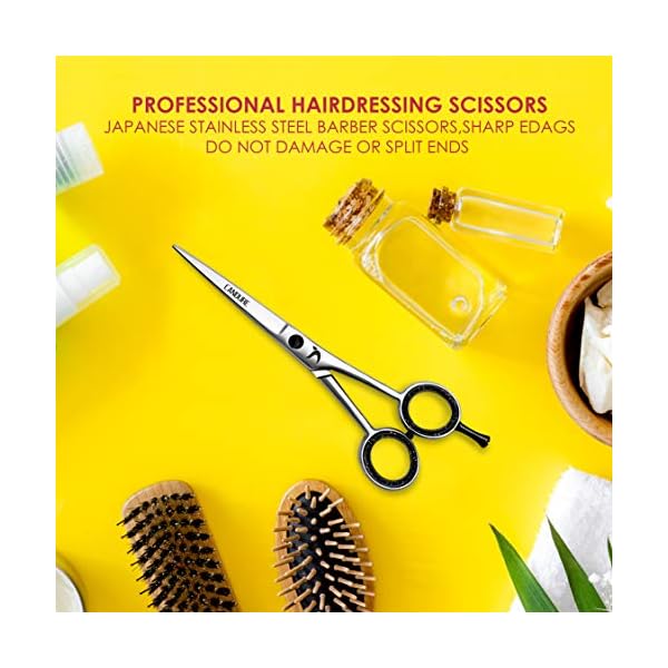 Candure-Hairdressing-Barber-Hair-Scissor-for-Professional-Hairdressers-Barbers-Stainless-Steel-Hair-Cutting-Shears-For-Salon-Barbers-Men-Women-Children-and-Adults Candure Hairdressing Barber Hair Scissor for Professional Hairdressers Barbers Stainless Steel Hair Cutting Shears - For…