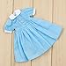 MonkeyJack 1/6 Doll Lovely Dress Skirt Clothes for 12in Blythe Pullip Azone Licca Costume Clothing Accessory Girls Pretend Play Toy Birthday Gift Blue