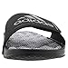 adidas Men's Adissage 2.0 Slides Sandal, Black/Night Metallic/Black, 8