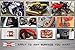 Kungfu Graphics Honda Wing Sponsor Logo Racing Sticker Sheet Universal (7.2x 10.2 inch), Red Black