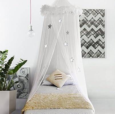 Bobo Bee Bed Canopy Mosquito Net Curtains With Feathers And