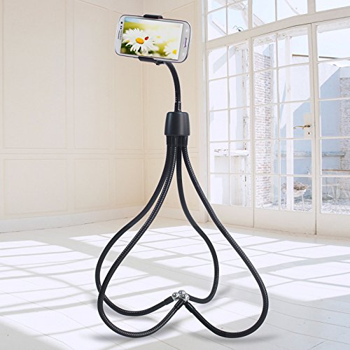 Octopus Bendable Gooseneck Holder Sofa Bed Stand Two Brackets for All Your Smartphones Iphone 4s/5 Iphone 6/6 Plus Sumsung S3/S4/S5 HTC