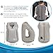 Inflatable Travel Pillow Sleep Aid – with Eye Mask, Earplugs, & Carry Pouch - Airplane Pillow for Long-Haul Flights & Road Trips – Fast Inflate / Deflate, Compact, & Fully Supportive Accessories