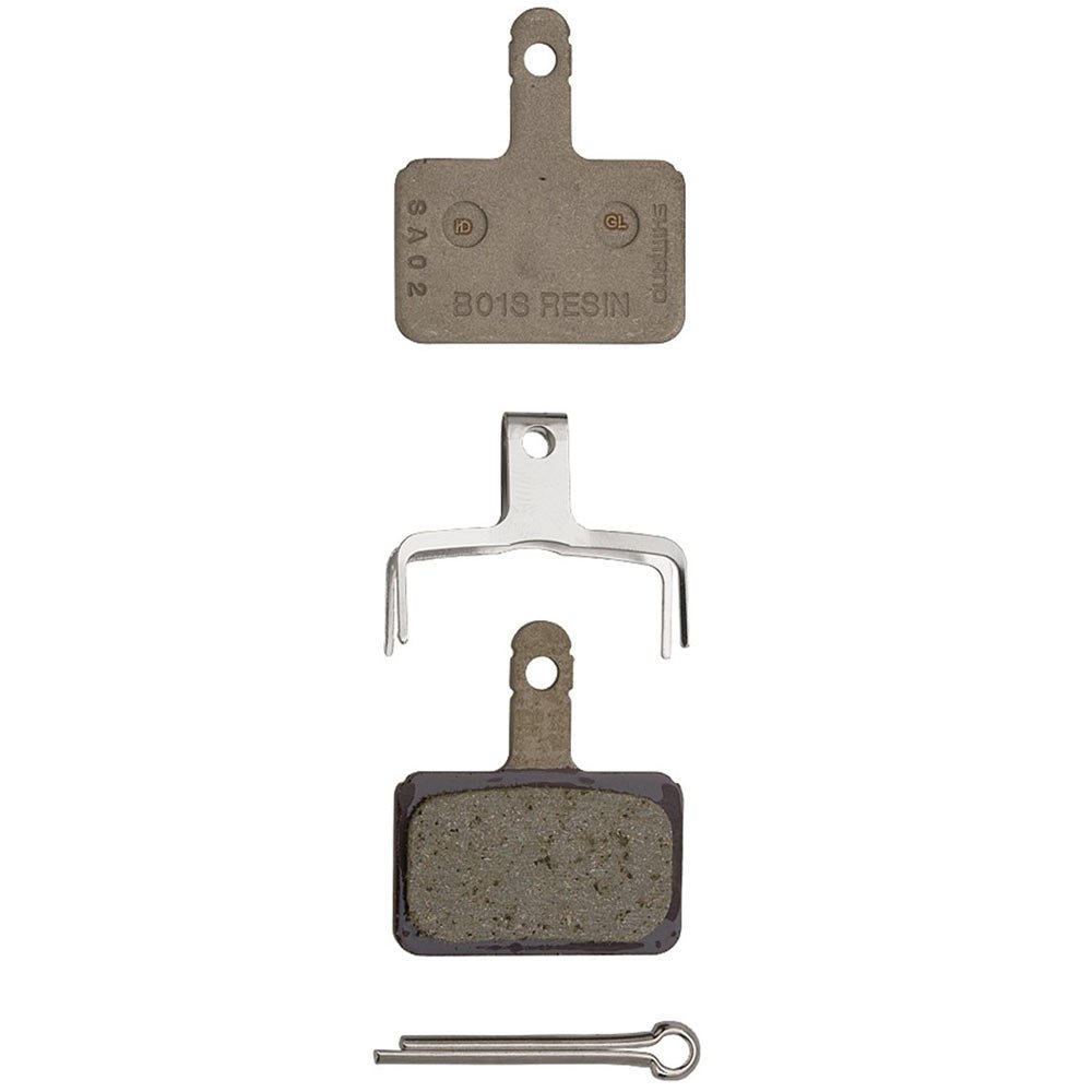 SHIMANO B01S Resin Disc Brake Pad & Spring, 3rd Version of B01S pad
