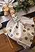 DII Holiday Dining Table Linen Metallic Fabric Kitchen Décor, Christmas Napkin Set, 20x20, Silver & Gold Polka Dot Confetti, 6 Piece