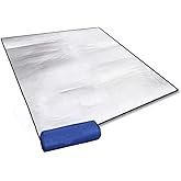 Camping Mat Foam Foil Blanket for Camping Foam Pad Insulating Foil Mat Sleeping Tent Pad Thermal Aluminum Camping mat for Ref