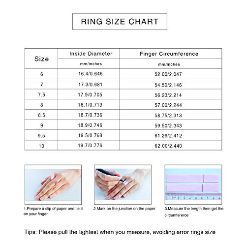 CIUNOFOR 13.7MM Cross Ring for Women Statement Engagement Enhancers Ring Engraving Customized Personalized (C:Cross White Gold Rings, 8.5)