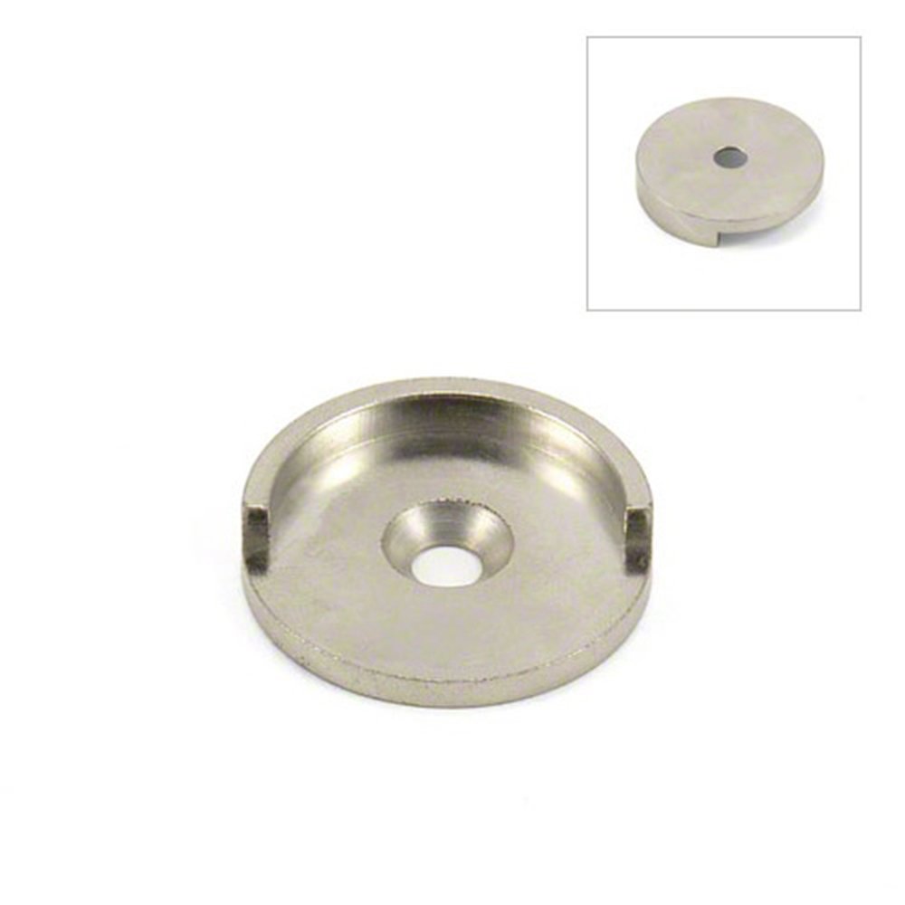 Mild Steel Keeper Cup For Pot & Countersunk Magnet - 35mm diameter - Half Lip - Pack of 10