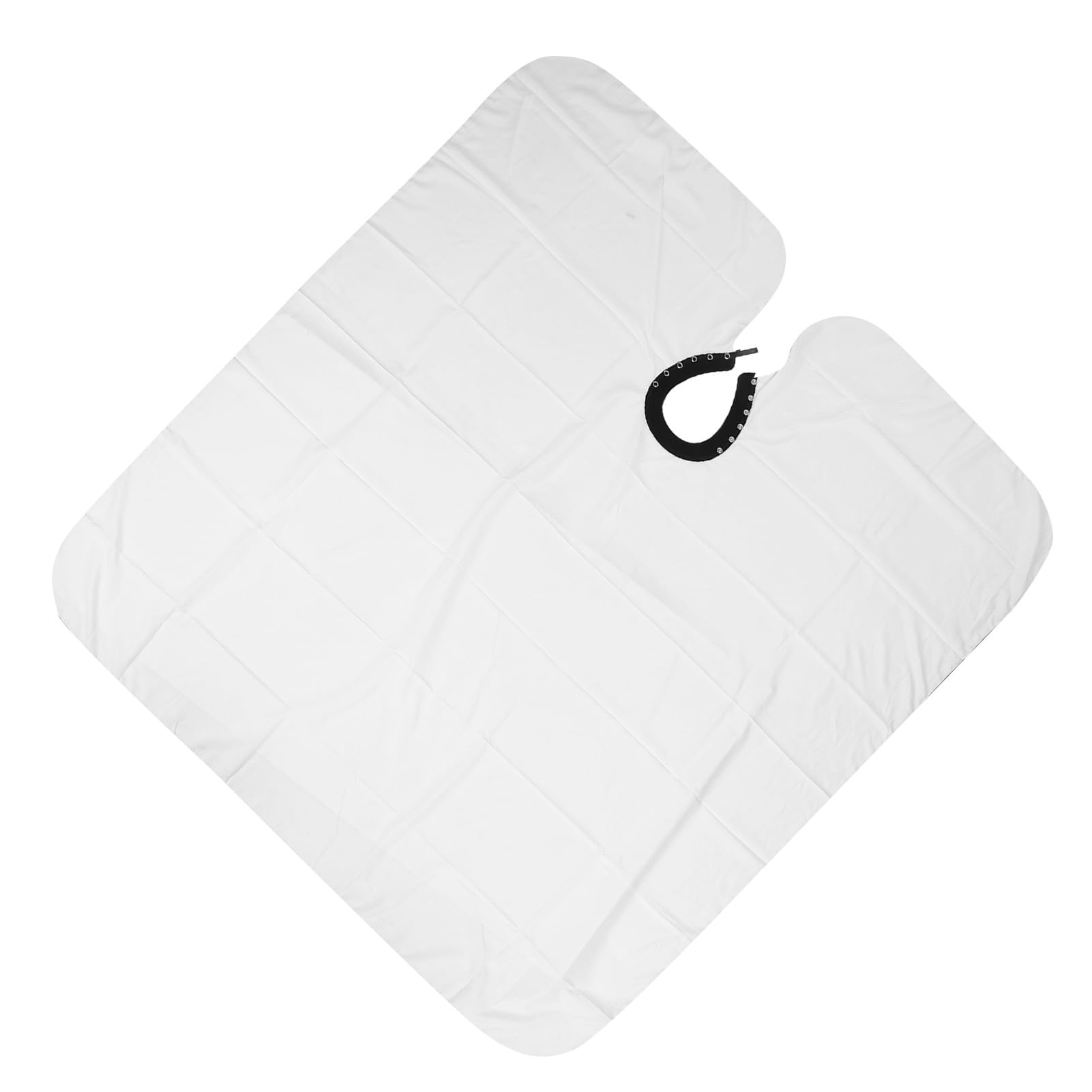 Generic Waterproof Adjustable Hairdressing Apron, Smooth Barber Cloth Wrap for Salon Haircut, Applicable for Home Use (White)