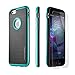 iPhone 6 Plus Case, iPhone 6s Plus Case PowerMoxie® [Slim Durable Design] with Tempered Glass Screen Protector Heavy Duty Cover for iPhone 6/6s Plus - (Teal)