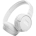 JBL Tune 660NC wireless with Active Noise Cancelling, up to 55 hours battery, microphone for call, foldable and comfortable, Android and iOs compatible (White)