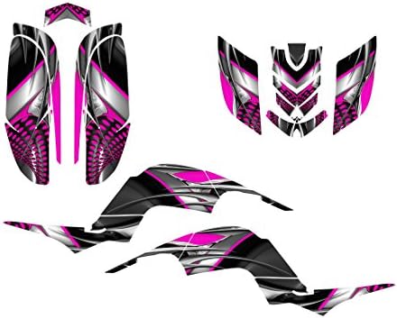 Yamaha Raptor 660 Graphics Decal Kit by Allmotorgraphics NO7777 Pink