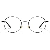 Cyxus Blue Light Glasses Men Woman, Wire Metal Frame, Reduce Eye Strain Anti-Migraine for Computer Office Study 8090