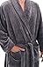 Del Rossa Mens Fleece Robe, Long Bathrobe