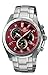 Casio Men's EF521D-4AV Edifice Double Retrograde Analog Chronograph Watch