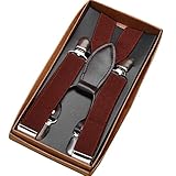 Feibi(TM)Toddler Baby Suspender Y Back Elastic Clip-on Solid Color Suspender Coffee