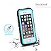 iPhone SE Waterproof Case, Easylife IP68 Certified Ultra-thin with Built-in Screen Protector Extreme Durable Waterproof Shockproof Full Sealed Perfectly Fit iPhone 5/5S/SE (Blue)