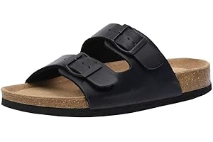 CUSHIONAIRE Women's Lane Cork Footbed Sandal With +Comfort