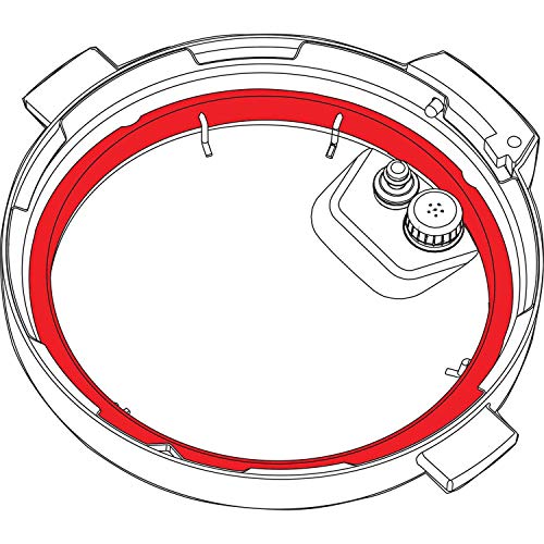 Silicone Gasket For Fagor LUX Multi-Cooker Electric Pressure Cooker (8 Quart)