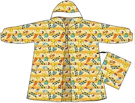 Amazon Co Jp ジェイズプランニング キャラクターレインコート レインコート ポケットモンスター イエローボーダー 収納袋付き ホーム キッチン