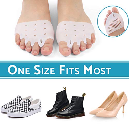 image for Feeke (8PCS) Ball of Foot Cushions, Metatarsal Pads/Cushion,Bunion Cor