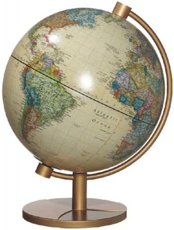Round World Imports SN892874 Madrid 11 in. Illuminated Globe in Antique