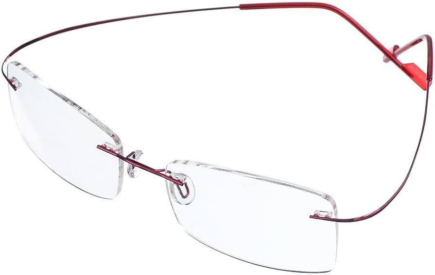 vintage rimless gold eyeglasses