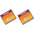 Transcend 8GB CompactFlash Memory Card 133x (TS8GCF133) (Pack of 2)