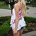 Kshion Women Sleeveless Flower Printed Tank Top Casual Blouse T Shirt