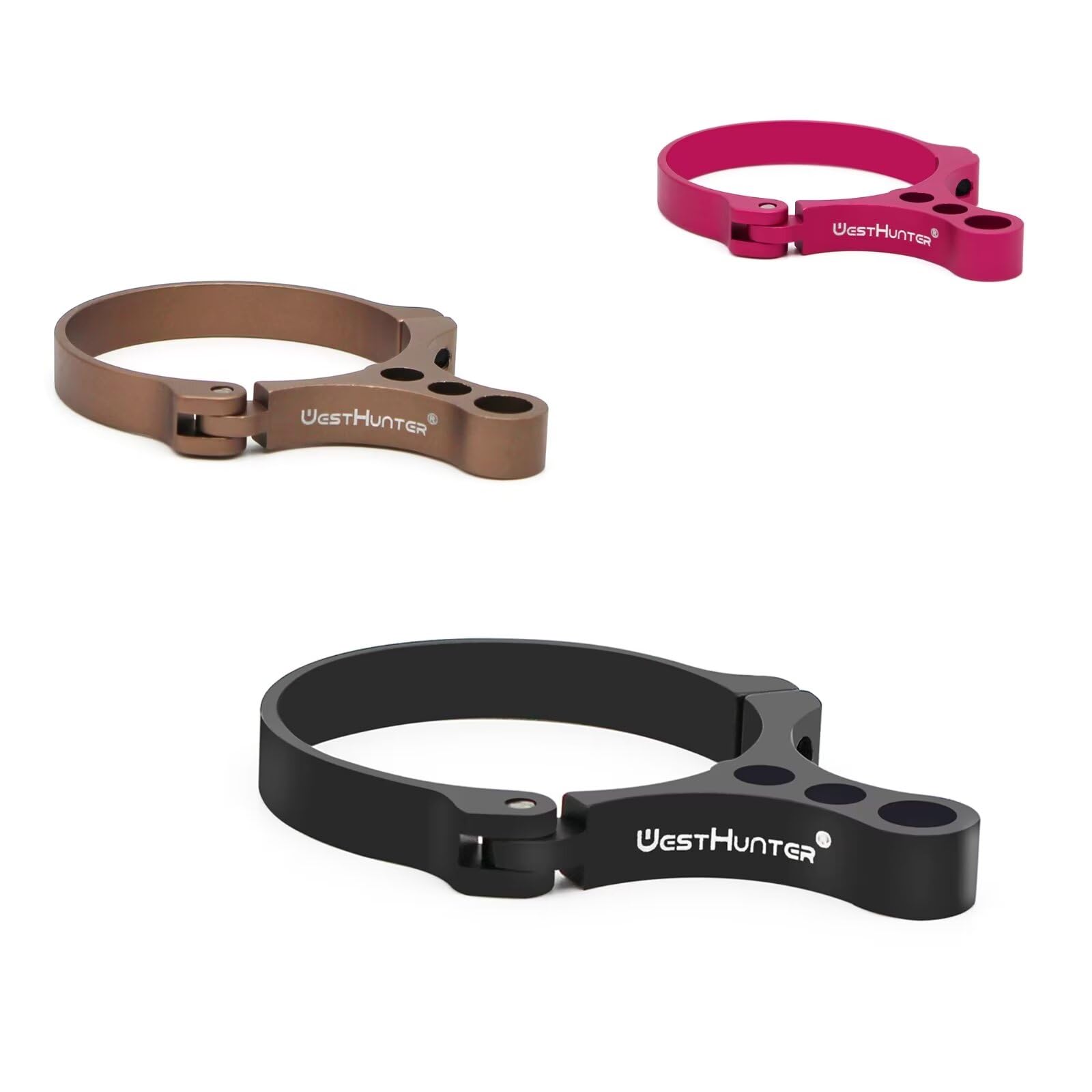 WestHunter Optics 42 mm Riflescope Switchview Throw Levers | without Notch, 3 Colors/Pack