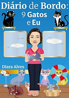 Livro Diário de Bordo: 9 Gatos e Eu