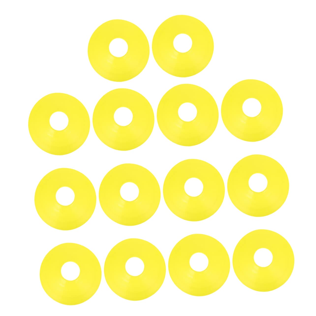 14Pcs Football Barricade Sign Mini Soccer Cones Marker Disc marker cones Small Disc Cone plastic agility cones plastic traffic cones flat football training or child