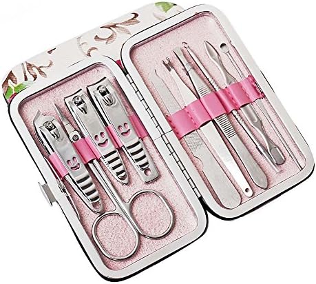 dolly2u Nail Clipper Set Toenail Clipper Manicure Set Stainless Steel/ 10 in 1