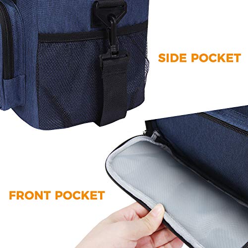 Lifewit Large Lunch Bag Insulated Lunch Box Soft Cooler Cooling Tote for Adult Men Women, 24-Can (15L), Blue