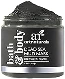 ArtNaturals Dead Sea Mud Mask - for Face, Body & Hair 8.8 oz, 100% Natural and Organic Deep Skin Cleanser - Clears Acne, Reduces Pores & Wrinkles - Ultimate Spa Quality - Mineral Infused Additive Free