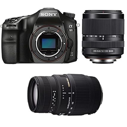 SONY ALPHA 68 + 18-135 SAM + SIGMA 70-300 DG: Amazon.es: Electrónica