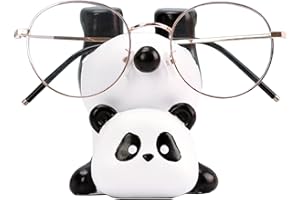 JARPSIRY Cute Panda Glasses Display Stand for Nightstand, Funny Decorative Eyeglass Sunglass Holder, Home Office Desk Decoration (Handstand Panda)