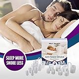 Anti Snoring Device - Set of 8 Premium Nose Vents To Your Ease Breathing