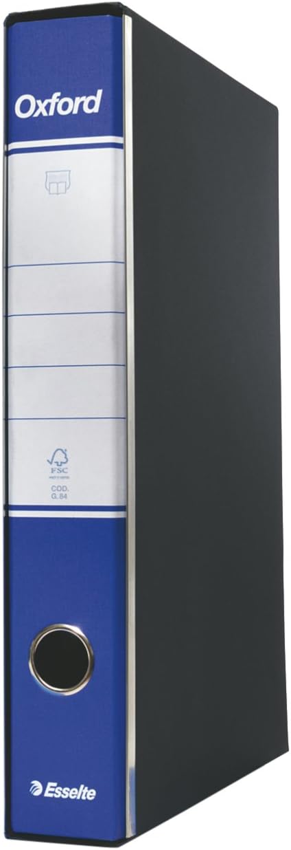 Esselte Oxford Ringbinder with Lever Mechanism and Case Dorso 5 cm Blue, dorso 5 cm f.to protocollo