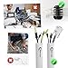 Cable Organizer by The Cablenizer | Professional Cable Management Sleeve | All Your Cables in 1 Place| Premium Quality | Pack of 4 Full Sets !