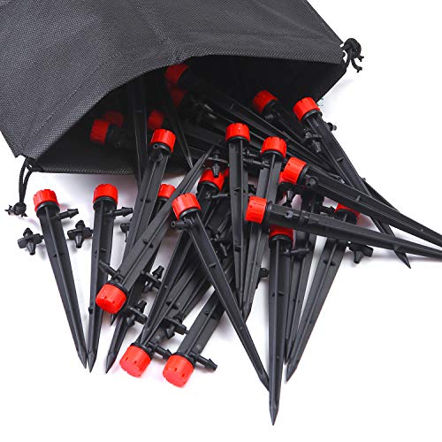 3 Elcoho+Adjustable+Irrigation+Drippers+Connector