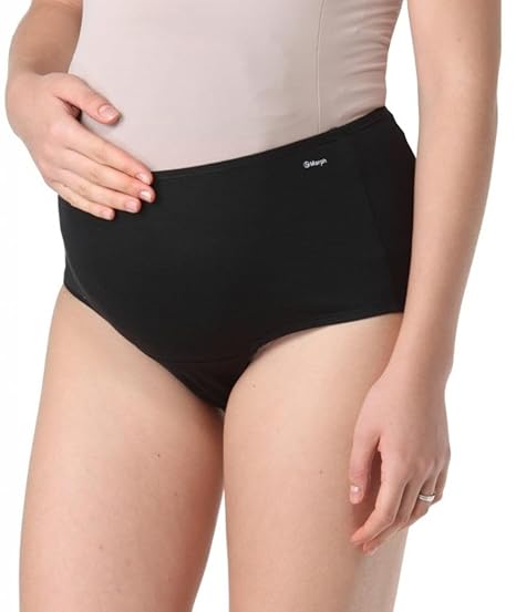 Morph Black Maternity Hygiene Panty/Maternity Panty/Pregnancy Panty/Comfortable fit Throughout Pregnancy/Prevents UTI Infections