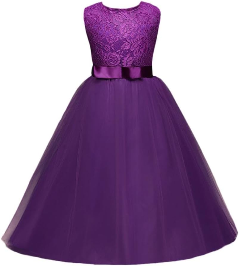 Girls Dresses, Wanshop® Flower Baby Girl Long Sleeve Princess Bridesmaid Pageant Gown Birthday Party Wedding Dress for 0-12 Years Old Months Girls