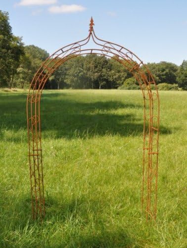 Kuheiga Rosenbogen 10mm Massiveisen Breite 160cm Roheisen Rost Aus Metall Amazon De Garten