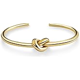 Altitude Boutique Cuff Bangle Bracelets for Women | Tie The Knot Love Bracelet for Bridesmaid Gifts | 18K Gold Plated, Adjustable Best Friend Bracelets